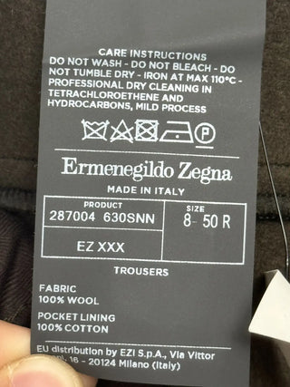 COUTURE‼️ Ermenegildo Zegna couture belted wool pants