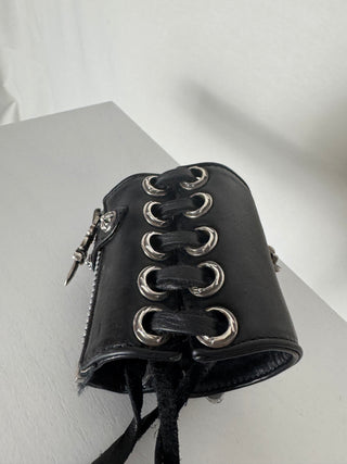 Chrome hearts leather cuff