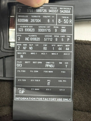 COUTURE‼️ Ermenegildo Zegna couture belted wool pants