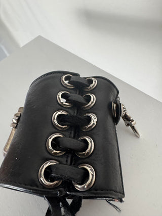 Chrome hearts leather cuff