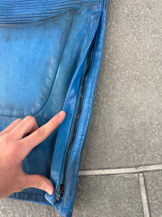 Balenciaga mudshow leather pants