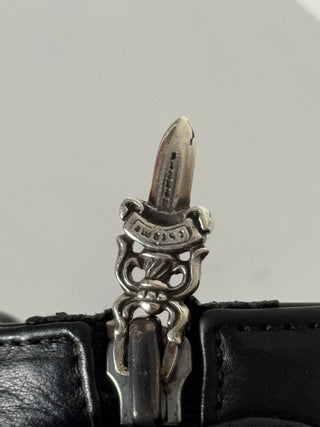 Chrome hearts leather cuff