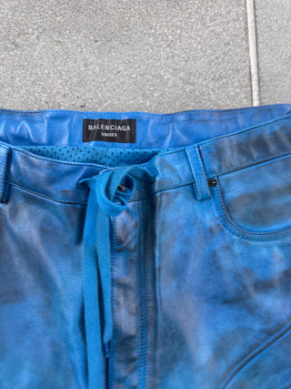 Balenciaga mudshow leather pants
