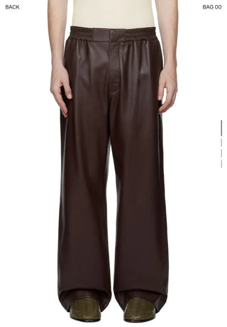 5k!! Bottega veneta red leather pants